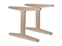 Patas de Mesa de Madera de Haya en Forma de I 72 Cm Por Conjuntos WOVAR