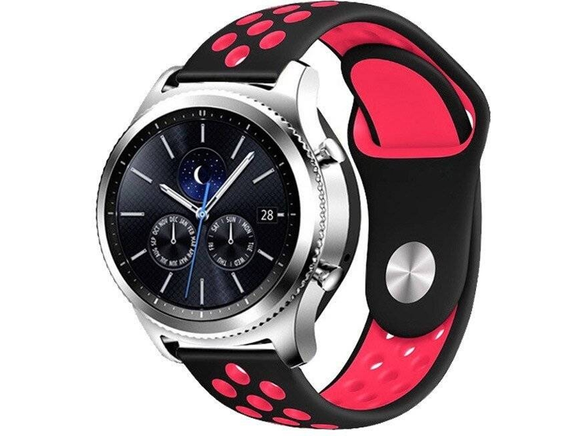 Correa Garmin Forerunner 945 G4M Negro, Rojo