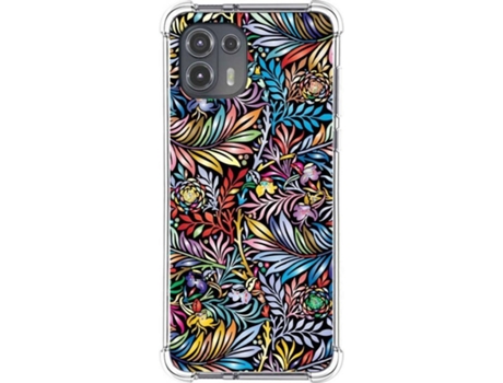 Carcasa Motorola Edge 20 Lite TUMUNDOSMARTPHONE Dibujos Antigolpes Flores 04 Multicolor