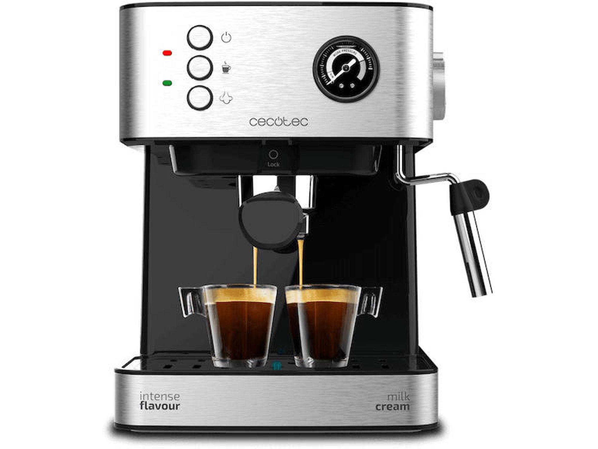 Cafetera CECOTEC Power Espresso 20 Professionale (20 bar - Café molido)