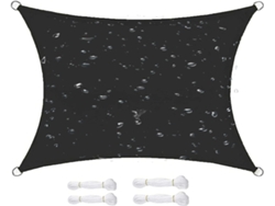 Vela De Sombra Rectangular Resistente Impermeable Uv, Transpirable,