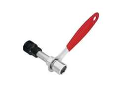 Herramienta Para Desmontar El Eje De La Bicicleta, Acero Al Carbono, Llave Con Mango Rojo Para Bielas Y Pedales.