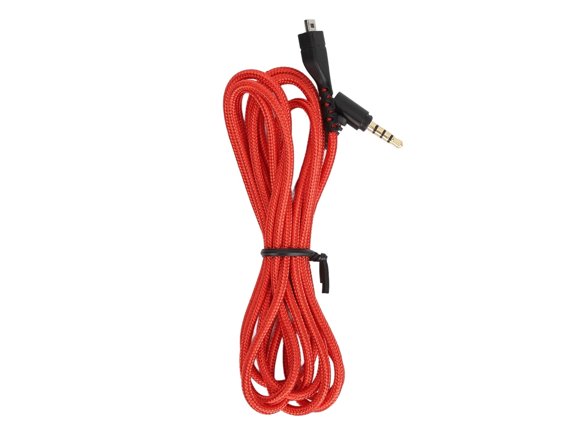 Cable De Repuesto Para Auriculares Steelseries Arctis 3/5/7/prime/pro Con Trenzado Rojo, 2 M