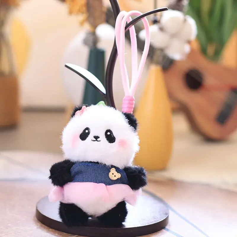 (estilo 4) Llavero De Panda Suave Y Esponjoso De 13 Cm, Adorno Para Bolso.