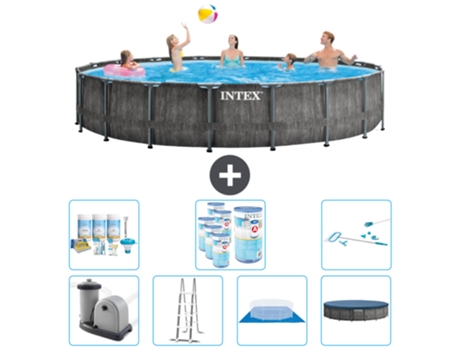 Piscina Tubular INTEX 26744GN-CB46 (24311 L - 549x122cm)