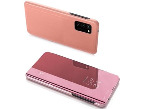 Carcasa Samsung Galaxy Note 20 Ultra LMOBILE Clear View Rosa