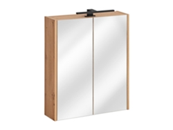 Armarios Con Espejo FURNLUX Madera (Beige, Madera Contrachapada - 60X16X72 Cm)