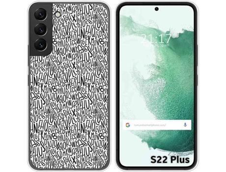 Carcasa Samsung Galaxy S22 Plus 5G TUMUNDOSMARTPHONE Dibujos Letras Multicolor