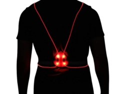MEOIRUERY Luces para Bicicleta, Chaleco Reflectante con Iluminación para Paseo en Mountain Bike