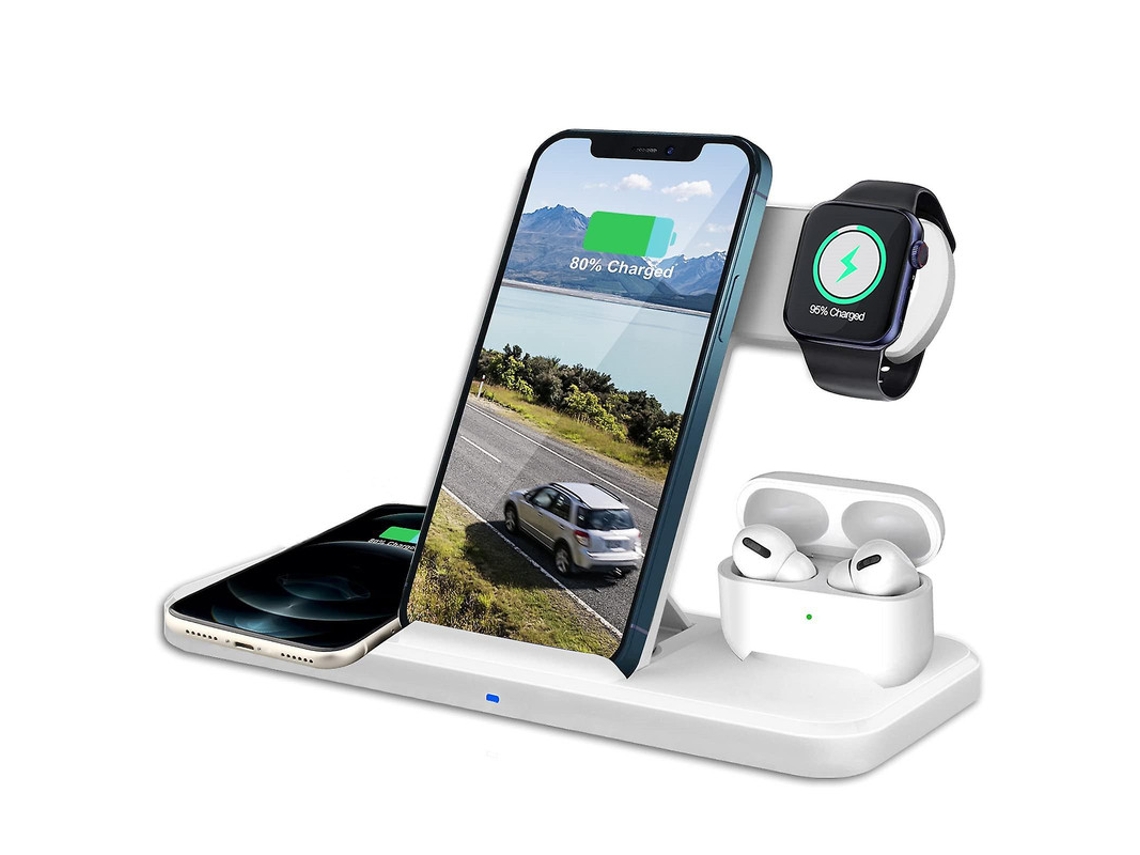 Cargador Sem Fio Fast Para Samsung Yizhood Seda Blanco