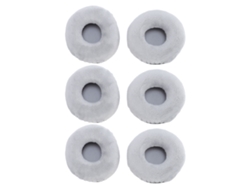 2026dn 6 almohadillas de terciopelo para auriculares universales de 60 mm Ath es55 Ath sj1 Gris