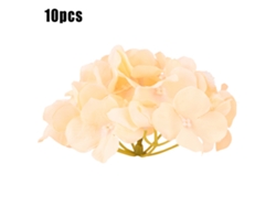 10 piezas de flores artificiales de hortensia para decoración DIY, bodas, fiestas de champán