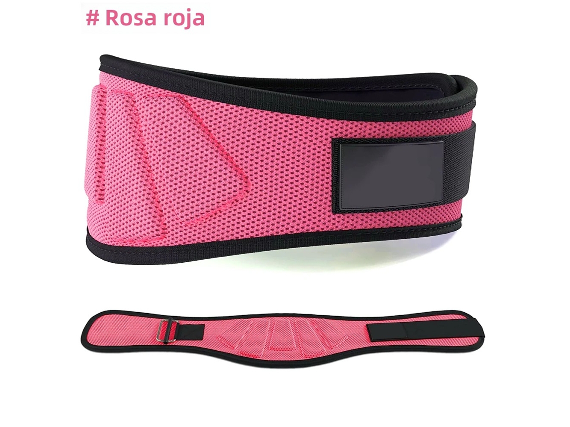 (rojo Xl) El Cinturón De Levantamiento De Pesas Proporciona Soporte Lumbar Y De Espalda Para Los Entrenamientos En El Gimnasio.