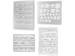 Modelos De Escultura 3d Multiusos Con Diseños De Mariposas Y Rosas Para Uñas Acrílicas.