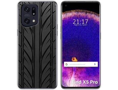 Carcasa para Oppo Find X5 Pro 5G TUMUNDOSMARTPHONE Dibujos Neumatico Multicolor