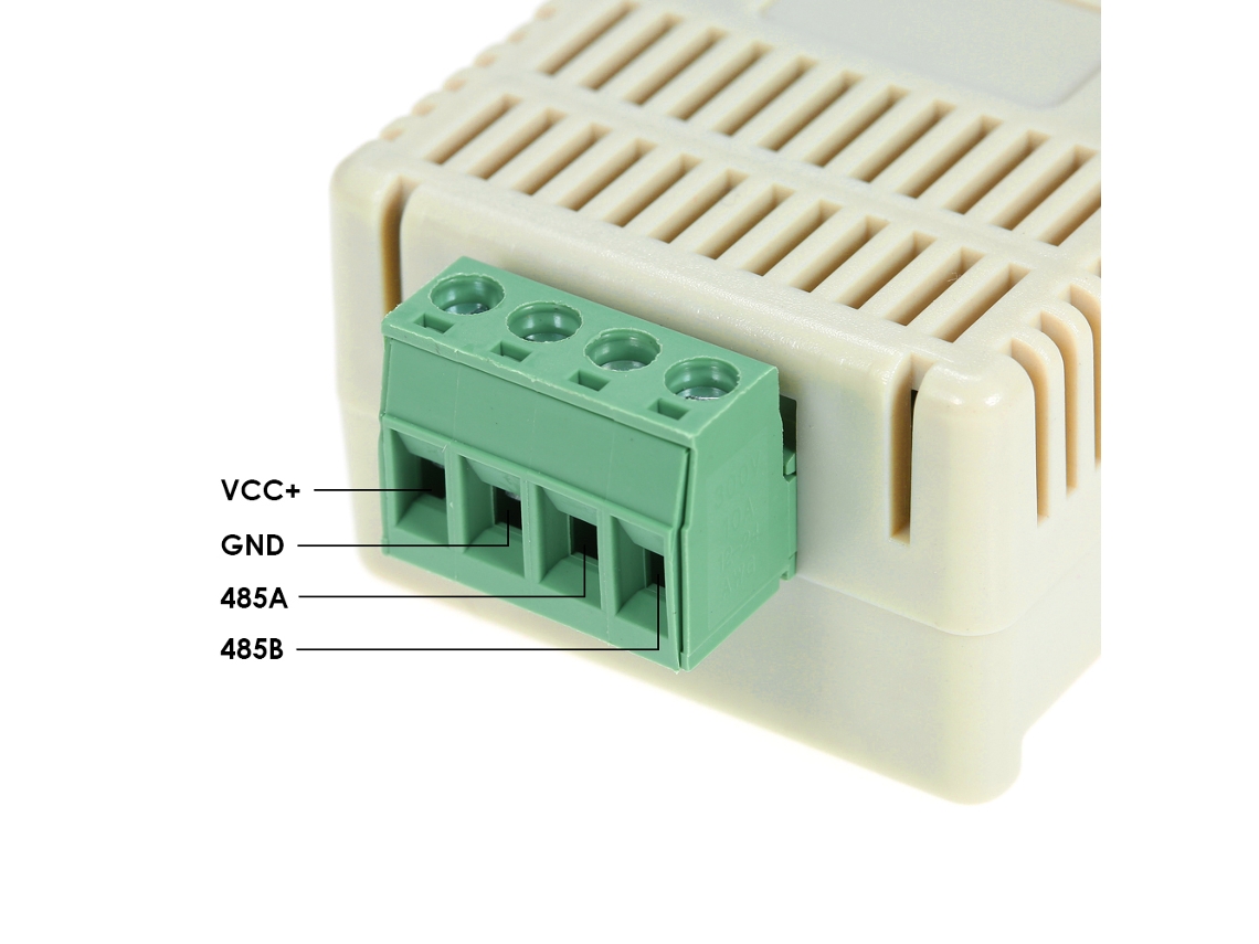 Transmisor De Temperatura Y Humedad Rs485 Modbus-rtu Con Sensor Xy-md02 Para Monitorización Ambiental.
