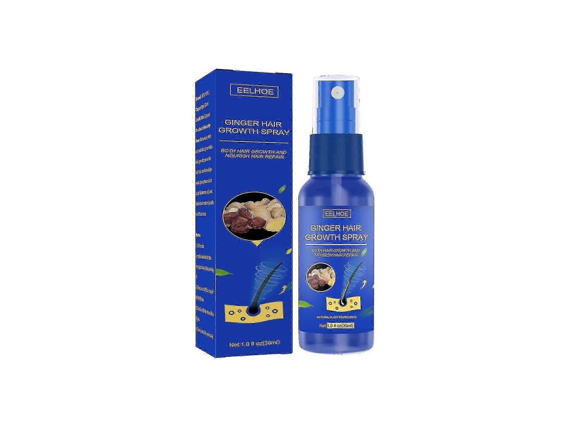 Ginger Hair Growth Spray Scalp Massage Moisturizing Thick Ha