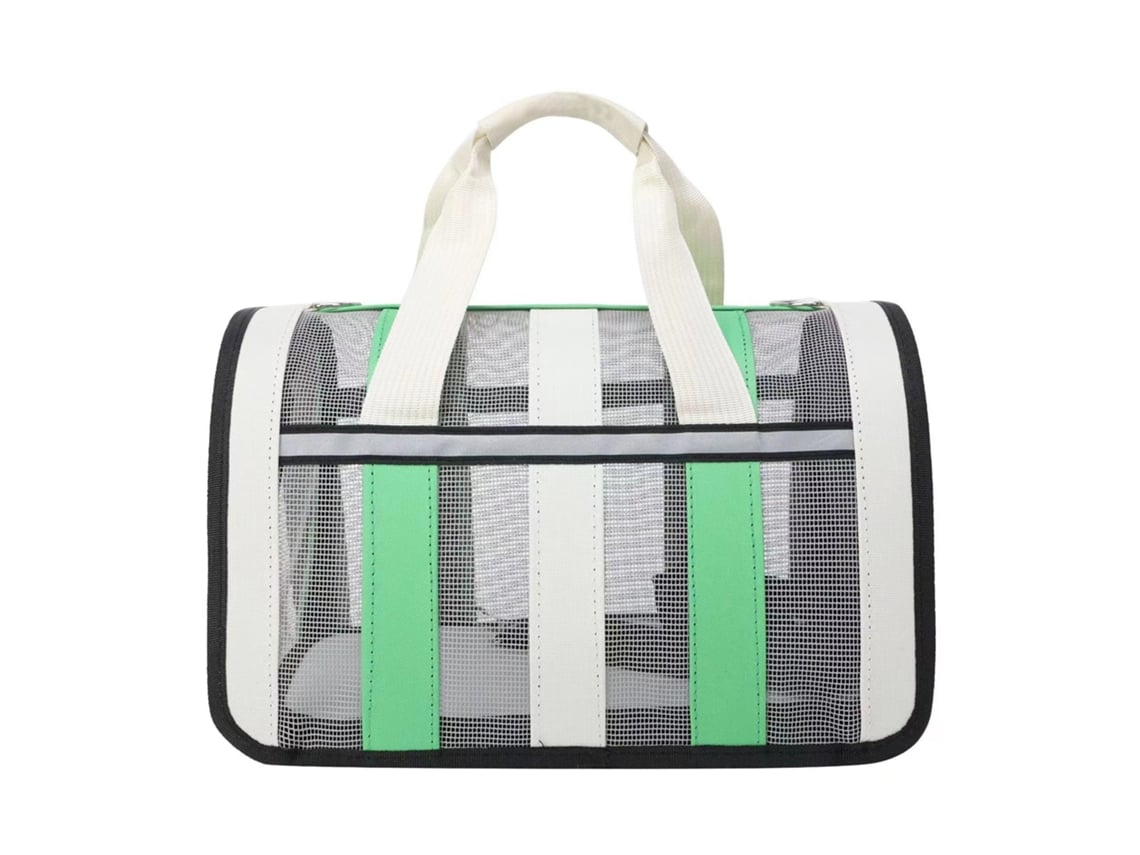 Transportadora Plegable Para Animales Eifson Con Reflectores Y Bolsillo Lateral (verde)