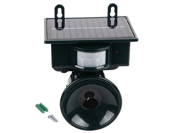 Repelente Solar Ultrasónico Con Sensor De Movimiento Pir Para Ahuyentar Pájaros, Perros, Ratas Y Otras Plagas.