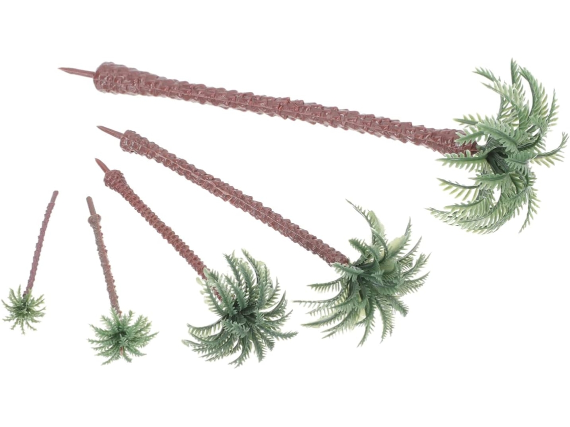 25 Piezas De Mini Palmeras De Coco Artificiales Para Decoración, Modelo De Árbol Para Diorama