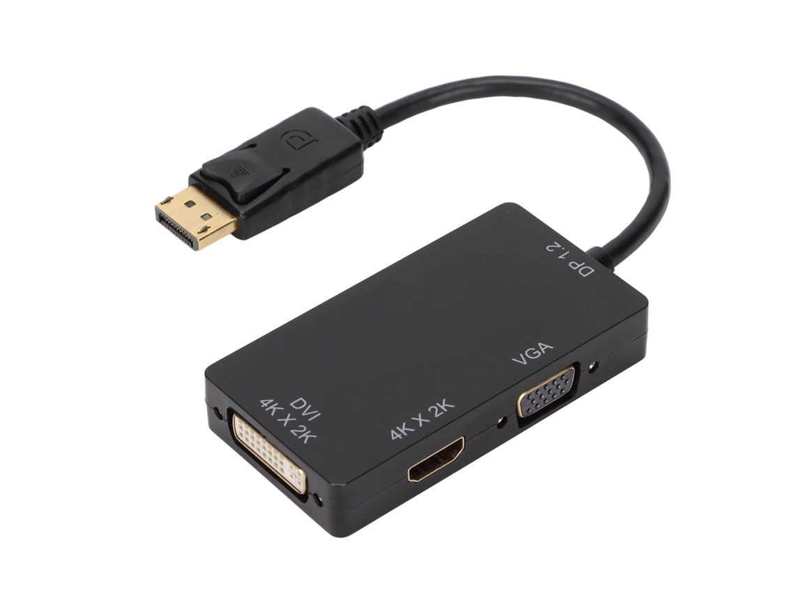 Adaptador de vídeo (conversión de DP a VGA, portabilidad)