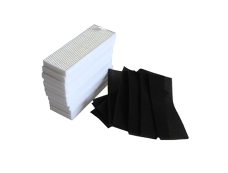 Robot 10 * filtro Hepa 10 * filtro de esponja para Polaris Pvcr 0726W 0826 1126W repuestos de aspiradora robótica Accesorios