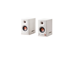 Monitores de estudio activos Edifier MR5 2.0, 110 W RMS, certificación de alta resolución, entradas XLR balanceadas y Bluetooth 5.0 multipunto - Blanco