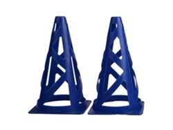 Conos De Señalización Huecos Para Entrenamiento Deportivo Al Aire Libre, Fútbol, Patinaje, Barrera De Tráfico - Azul