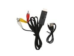 Cable Convertidor De Interfaz Multimedia Av Rca A Hd, 3 Rca A Hd 1080p, 1 Metro (3,3 Pies), Plug And Play.