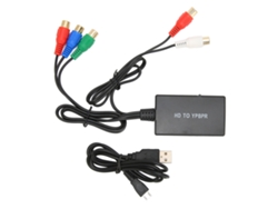 Convertidor Hdmi A Ypbpr Compatible Con Conversión De Señal De Componente 720p/1080p