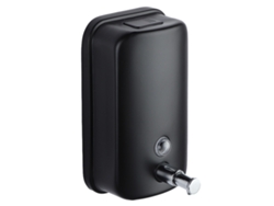 MEOIRUERY Dispensador de jabón para manos en pared, acero inoxidable, para baño de hotel