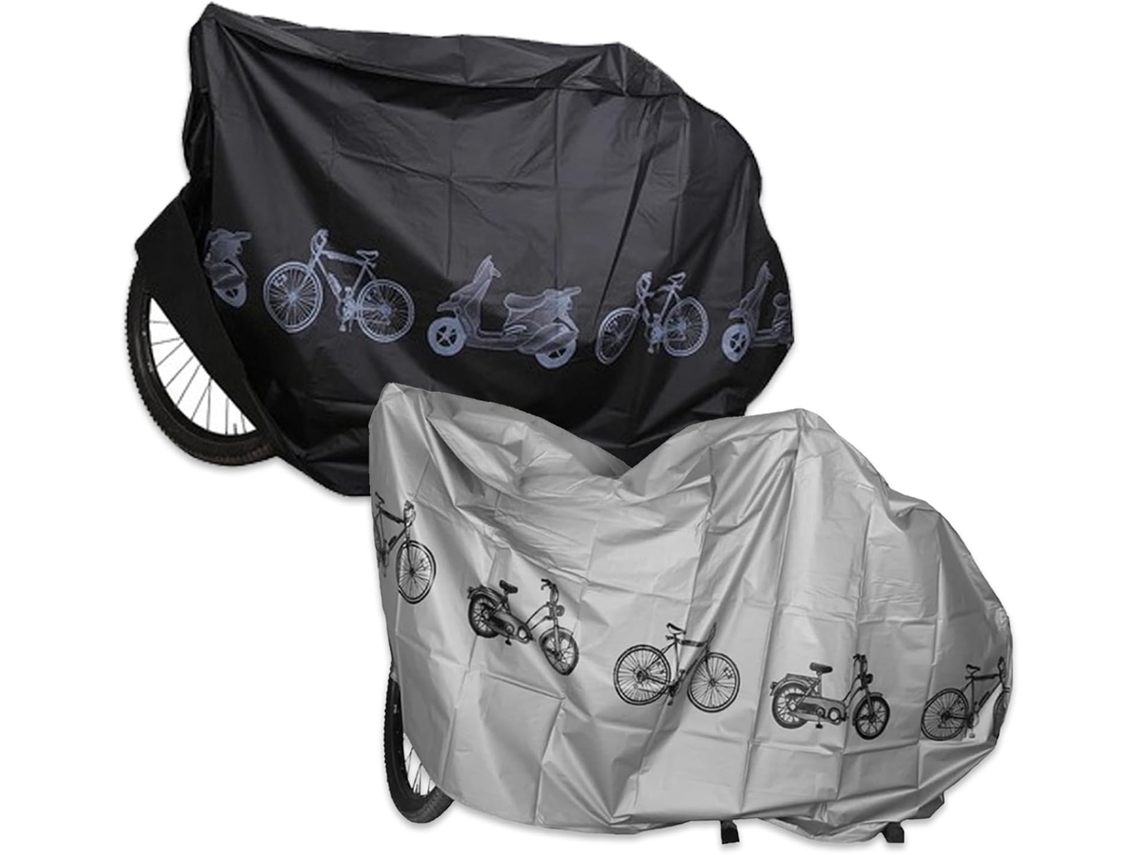2 fundas impermeables para bicicleta de 200x100 cm.