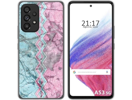 Carcasa para Samsung Galaxy A53 5G TUMUNDOSMARTPHONE Dibujos Mármol 08 Multicolor