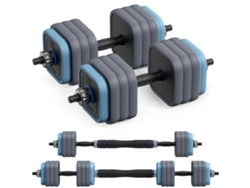 Juego De Mancuernas Ajustables De Hasta 30 Kg Merach, Juego Multifuncional Con Barra Y Discos Silenciosos, Entrenamiento Intenso En Casa