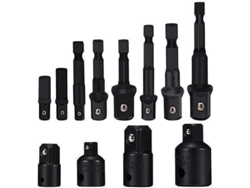 Set De 8 Adaptadores De Extensión De Herramientas Con Mango Hexagonal Para Taladros Y Destornilladores