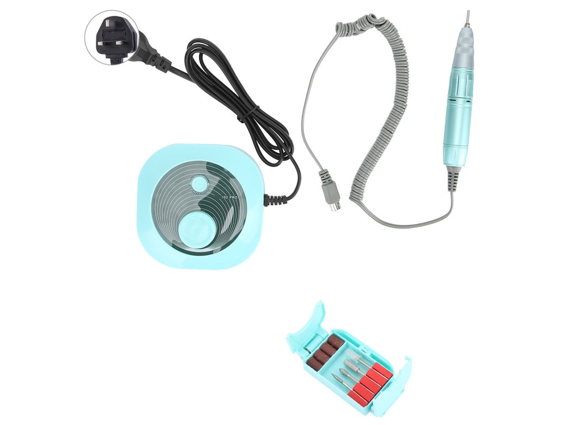 Lijadora De Uñas Eléctrica Profesional Con Rotación Ajustable Y Estuche Multifuncional, 35000 Rpm.