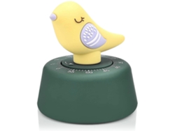 Temporizador Mecánico De Cocina 60 Minutos Animalito Lindo Para Niños Cocina Horneado Sin Pilas Regalo Pájaro Amarillo