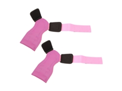 2pcs Brazaletes De Cuero Para Levantamiento De Pesas Soporte De Muñeca Para Deadlift Bodybuilding Entrenamiento Fuerte Morado