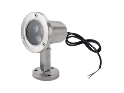 Luz Led Sumergible De 3 W, Acero Inoxidable, Resistente Al Agua Ip68, Para Estanques, Piscinas Y Fuentes, Luz Blanca Cálida.