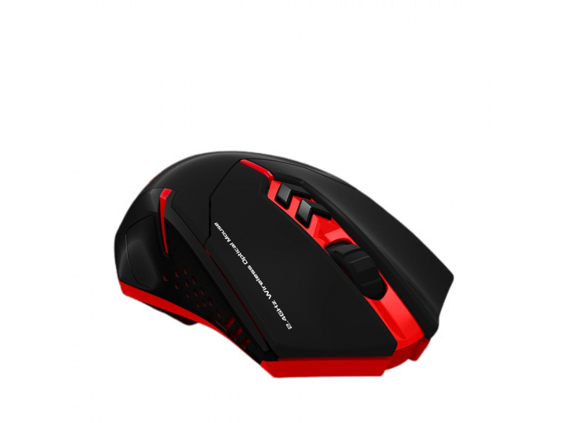 Rgb Inalámbrico Gaming Mouse - Usb Pc Computer Mouse With Rgb Backlight, Ergonomic Silent Gaming Laptop Mouse With 7 Quiet Click Buttons, 5 Adjustable Dpi Plug And Play For Pc, Windows, Mac Rojo