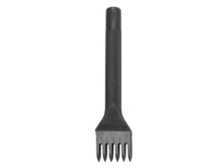 Broca para coser cuero, 6 dientes, 4 mm