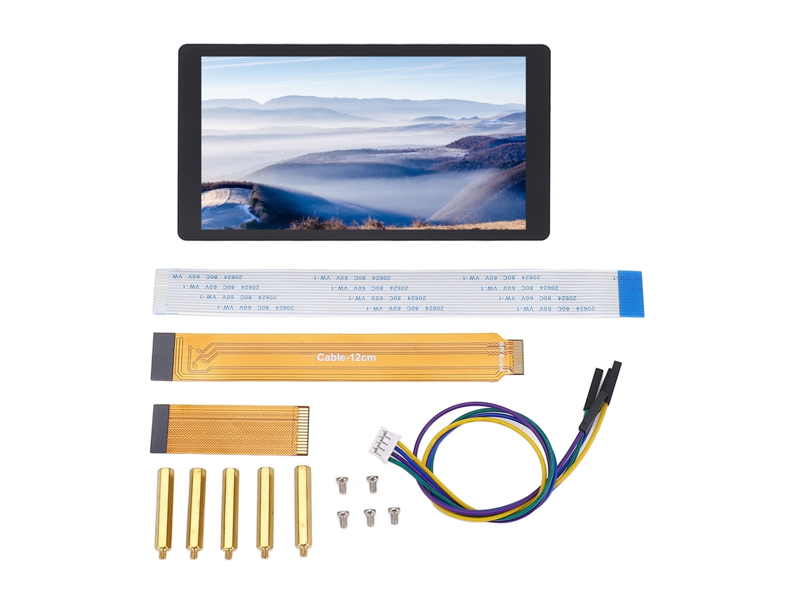 Pantalla Táctil Capacitiva De 5 Pulgadas Con 5 Puntos De Toque Ips, Interfaz Dsi Para Raspi 5 4b 3b Cm4 Cm3