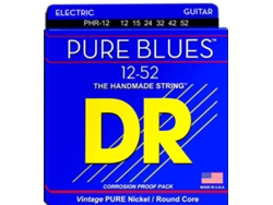 Juego de Cuerdas Guitarra Eléctrica DR PHR-12 Pure Blues (0.12 - .015 - .024 - .032 - .042 - .052 - Níquel)