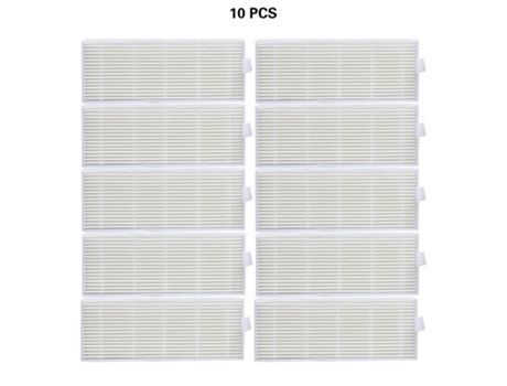 10 filtros Hepa para piezas de aspiradora Robot con filtro serie Conga 1290 1390