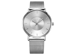 Reloj Analógico De Cuarzo Para Mujer, Resistente Al Agua Hasta 30 M, Brazalete De Aleación, Color Plata.