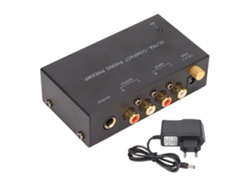 Pré-amplificador De Toca-discos Fonográfico Pp400 Com Controle De Ganho, Entrada E Saída Rca, Plug Eu 100-240v