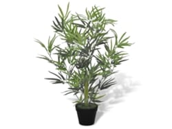 Planta artificial VIDAXL Verde Bambú (8 cm)