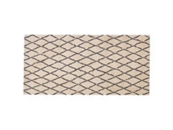 Alfombra de pelo corto BELIANI Midyat de Poliéster Beige 80x150