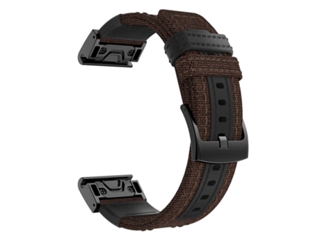 Correa de piel auténtica para Garmin Fenix 5 Plus/Fenix 3 - castaño