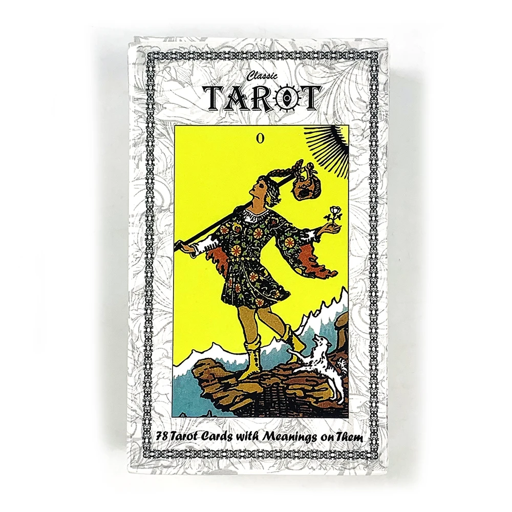 Baraja De Tarot Grande (12 X 7 Cm), 78 Cartas, Incluye Instrucciones Impresas, Apta Para Principiantes Y Profesionales.